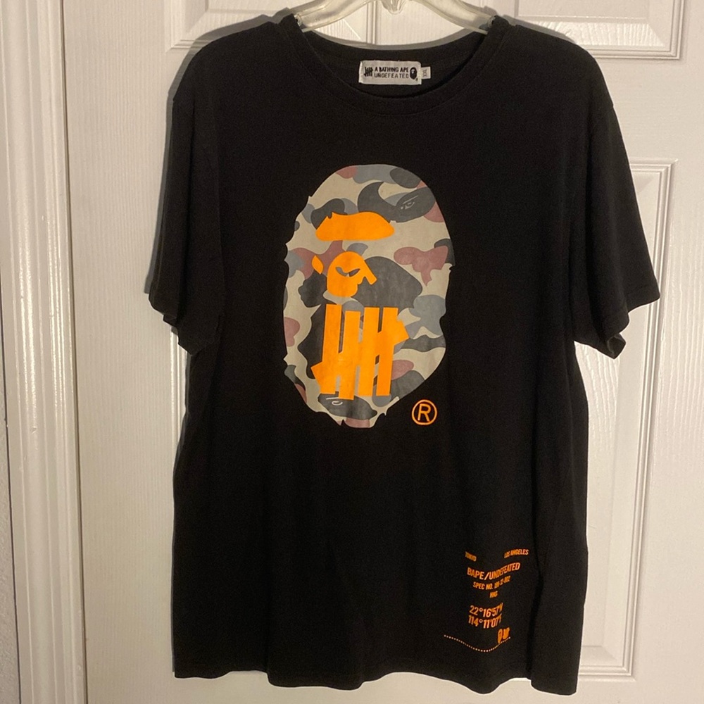 Bape x undefeated shirt